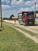 В с. Сафаровка приступили к ремонту автомобильной дороги по ул. Набережная по муниципальной программе