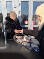 Акция «Блокадный хлеб» прошла в Центральном Доме культуры и была приурочена к годовщине снятия блокады Ленинграда. 