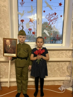 В преддверии Дня Победы проходит Всероссийская патриотическая акция «Окна Победы».