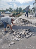 В спортивной школе началась реконструкция главного входа