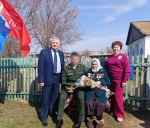 В рамках празднования 80-летия Победы 3 апреля в Дергачевском районе стартовала районная Эстафета Победы! 