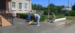 Работники МБУК «Краеведческий музей Дергачевского района» провели субботник по благоустройству прилегающей территории. 