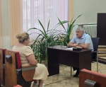 Сегодня в зале заседаний был проведен прием граждан по личным вопросам.