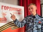 Активный волонтер и лидер отряда юных инспекторов дорожного движения Михаил Хильман участвует в проекте "Маленький человек с большой буквы".