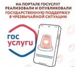  МЧС России совместно с Минцифры России реализовали и опубликовали на портале Госуслуг страницу «Государственная поддержка в чрезвычайной ситуации».
